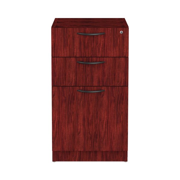 Alera 15.63 in W 3 Drawer File Cabinets, Mahogany, Letter/Legal ALEVA532822MY